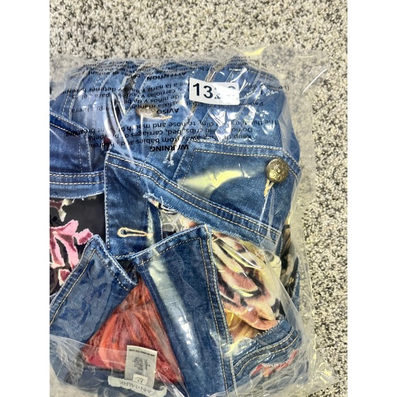 John Mark Denim Jacket Mixed Media Floral Velvet Patchwork Designer Medium - Picture 11 of 14